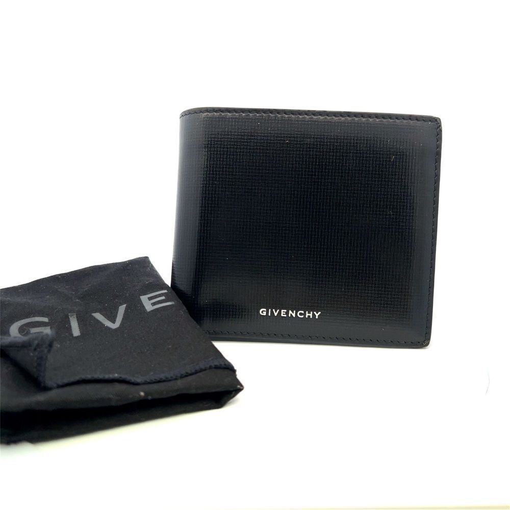 Authentic Givenchy 4G Leather Wallet Black Men